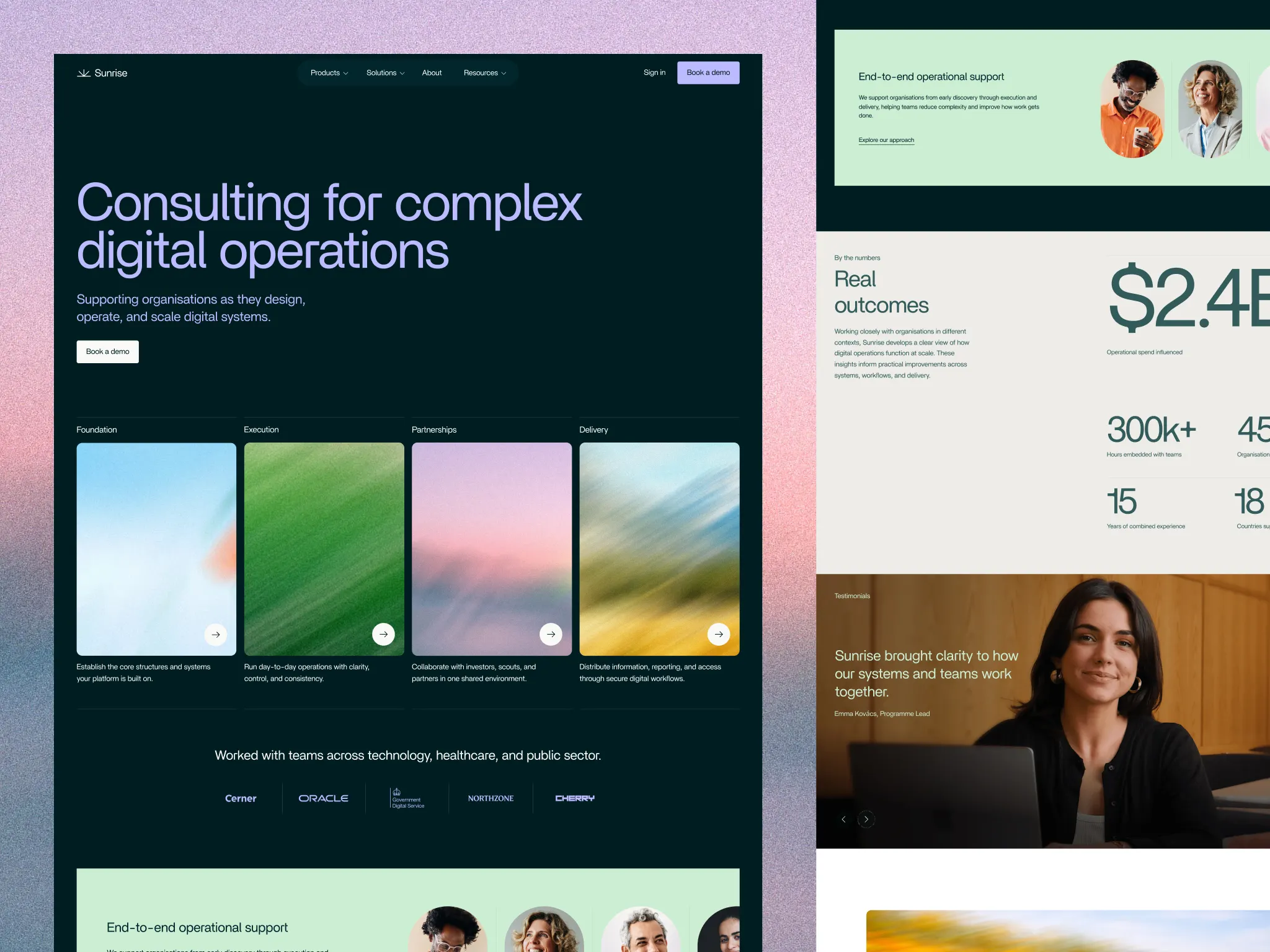 Sunrise &mdash; Digital Operations Consulting